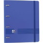 Oxford Europeanbinder + Live & Go A4+ con 4 anillas de 35 mm y recambio, Azul